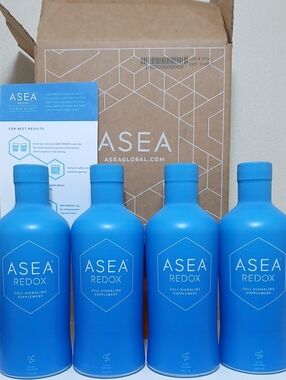 ASEA Redox Cell Signaling Supplement - Lot Of 4 Sealed 32 Fl Oz Bottles